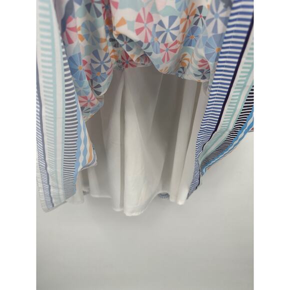 eShakti sleeveless Summer print mini dress Size 12/ Large - Picture 5 of 7